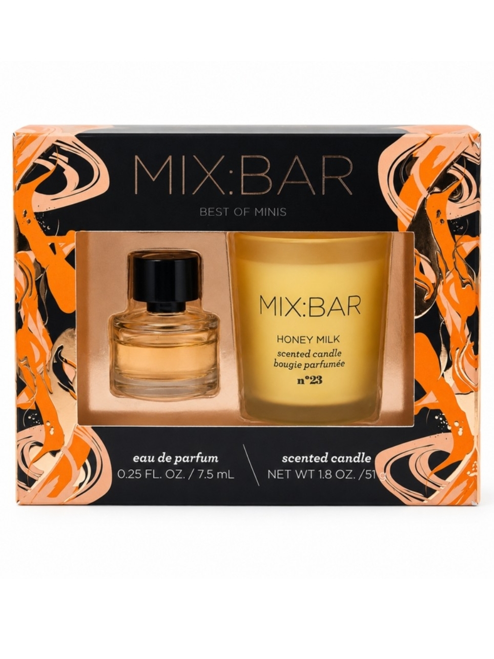 MIX:BAR Honey Milk Perfume & Candle Mini Gift Set